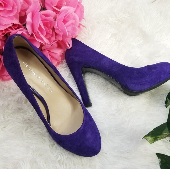 Franco Sarto stiletto shoes Purple  size 7.5 - Picture 2 of 8